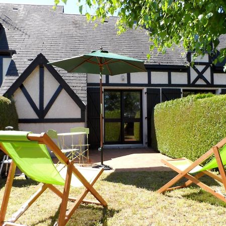 Charmant Cottage Normand Avec Jardin, Proche Hippodrome, Piscine Chauffee Et Tennis, Parking Prive - Fr-1-487-288 Кабур Экстерьер фото